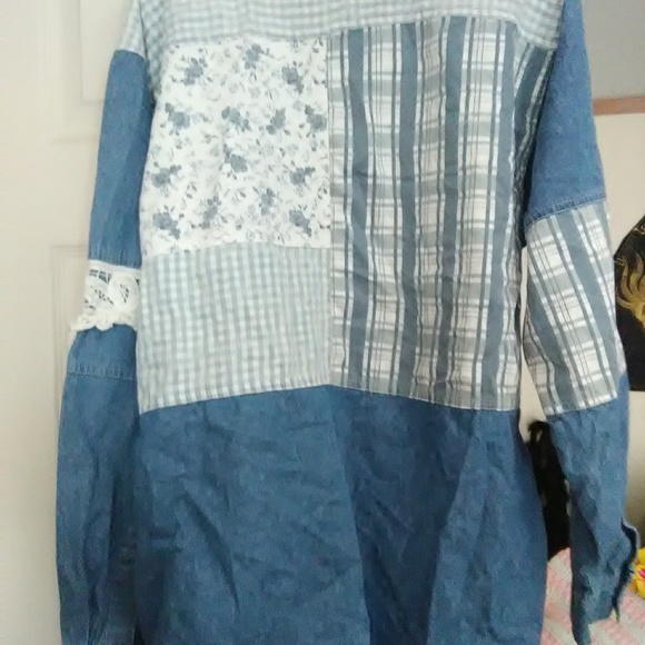 Womans patchwork jacket - Picture 2 of 3